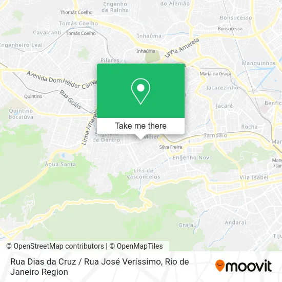 Rua Dias da Cruz / Rua José Veríssimo map
