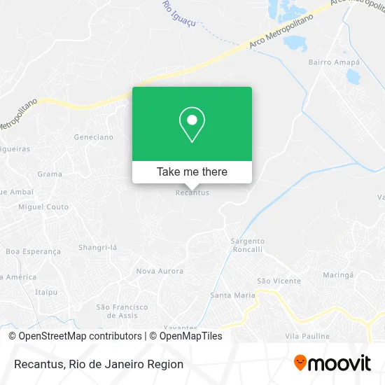 Recantus map