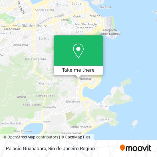 Mapa Palácio Guanabara