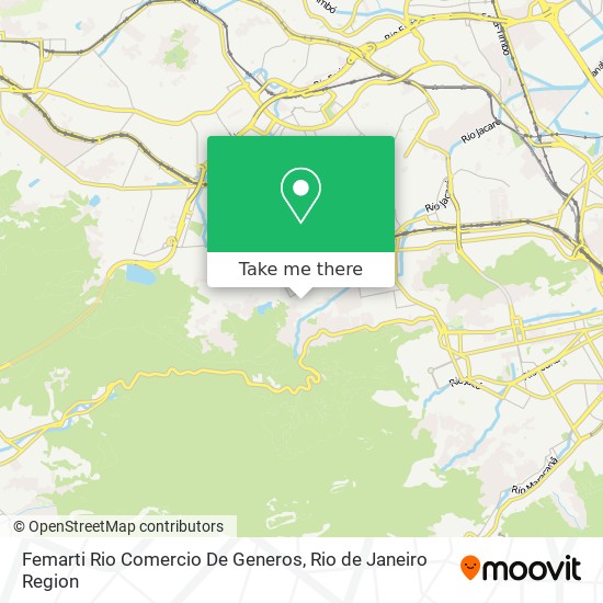 Femarti Rio Comercio De Generos map