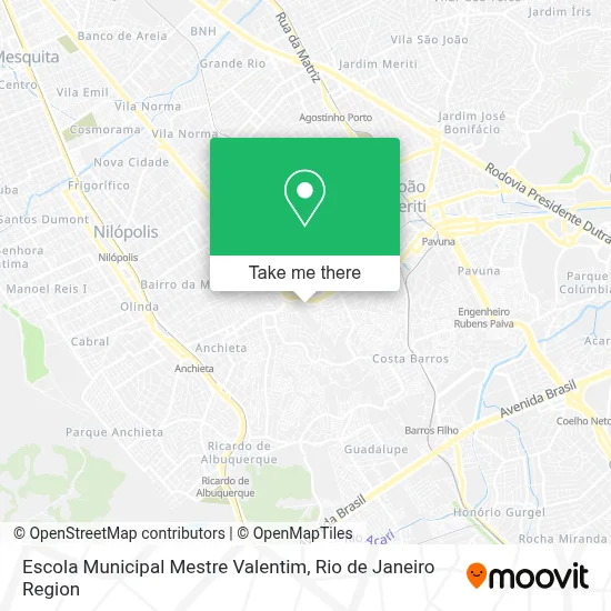 Escola Municipal Mestre Valentim map