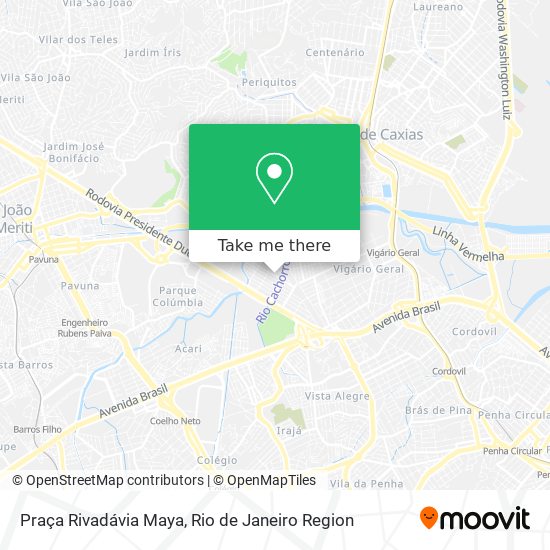 Praça Rivadávia Maya map