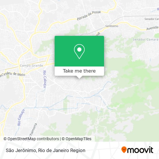 São Jerônimo map
