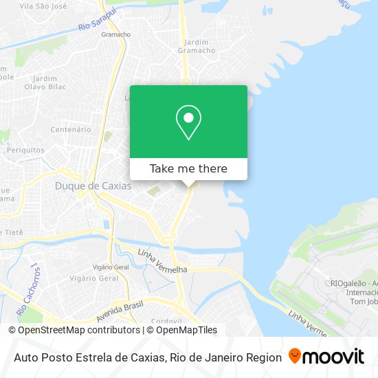 Auto Posto Estrela de Caxias map