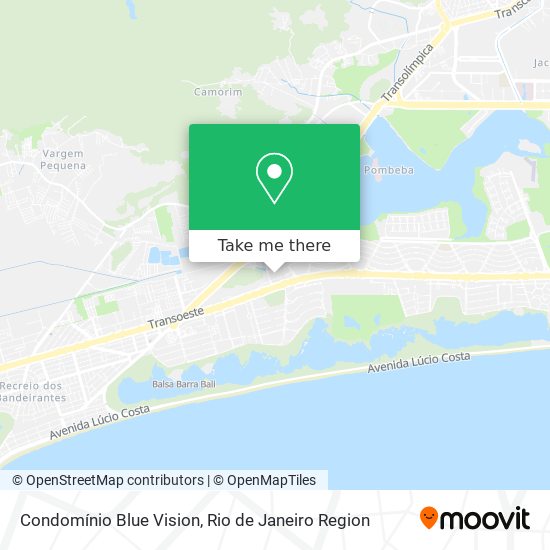 Mapa Condomínio Blue Vision