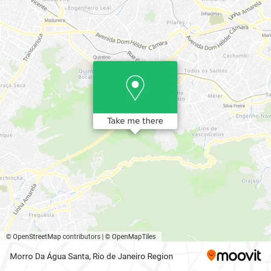 Morro Da Água Santa map