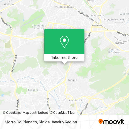 Morro Do Planalto map