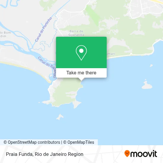 Praia Funda map