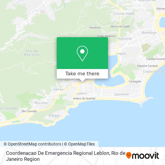 Coordenacao De Emergencia Regional Leblon map