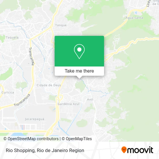 Rio Shopping map
