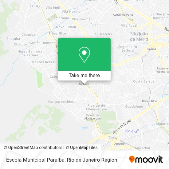 Escola Municipal Paraíba map