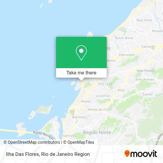 Ilha Das Flores map