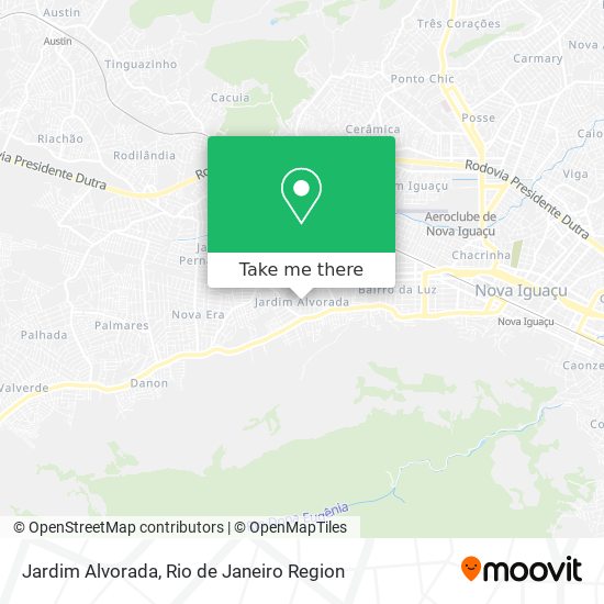 Jardim Alvorada map