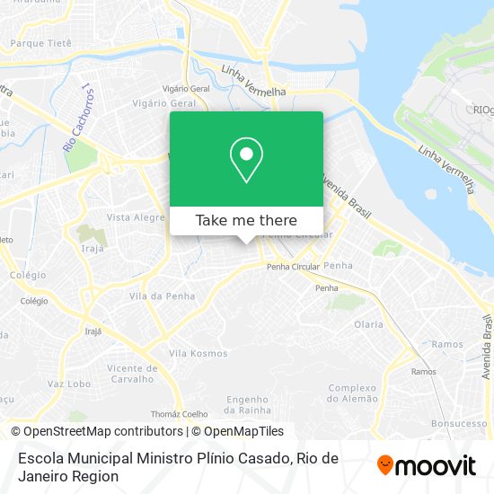 Mapa Escola Municipal Ministro Plínio Casado