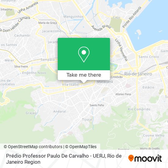 Mapa Prédio Professor Paulo De Carvalho - UERJ