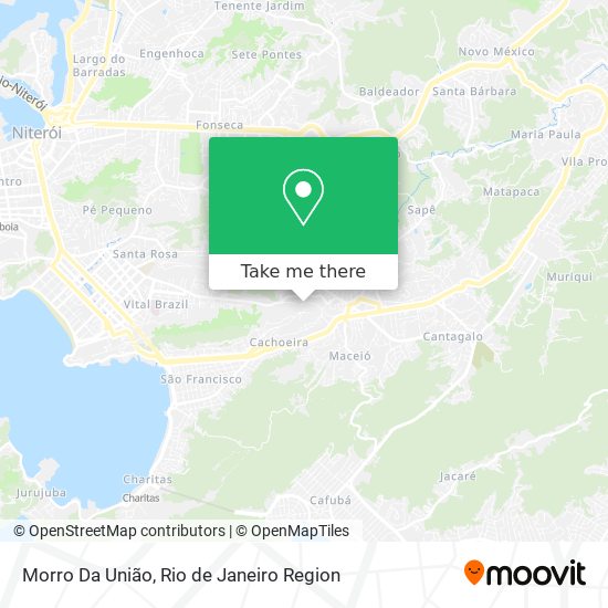 Mapa Morro Da União