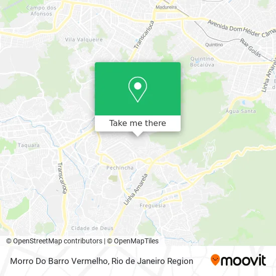 Morro Do Barro Vermelho map