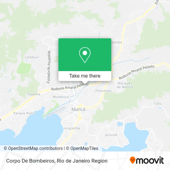 Corpo De Bombeiros map