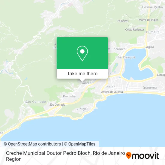 Creche Municipal Doutor Pedro Bloch map