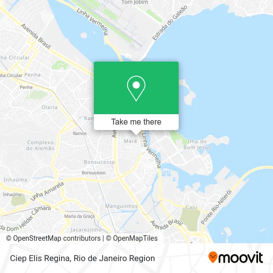 Ciep Elis Regina map