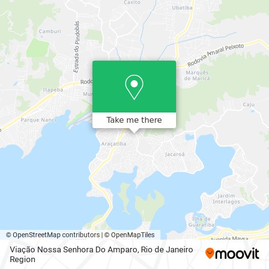 Viação Nossa Senhora Do Amparo map