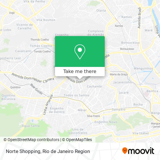 Norte Shopping map