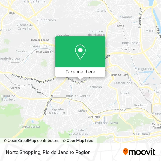 Norte Shopping map