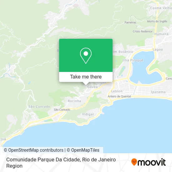 Comunidade Parque Da Cidade map