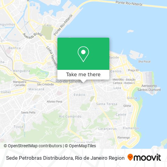 Mapa Sede Petrobras Distribuidora