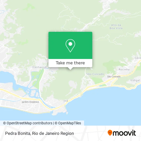 Pedra Bonita map
