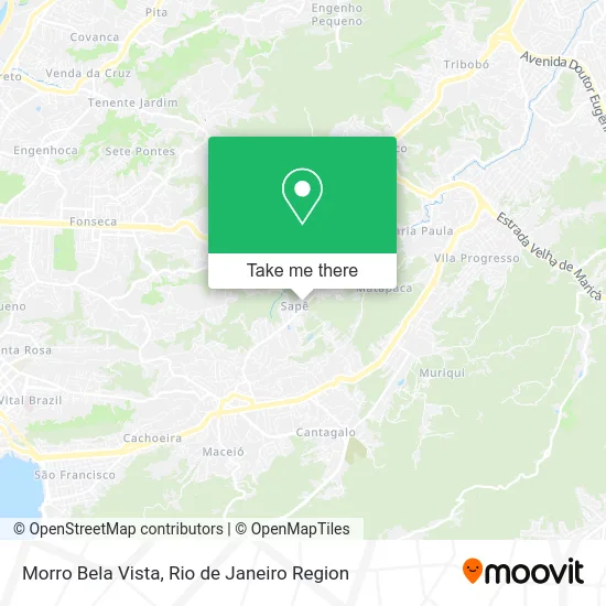 Morro Bela Vista map