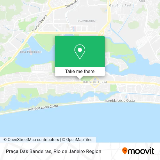 Praça Das Bandeiras map