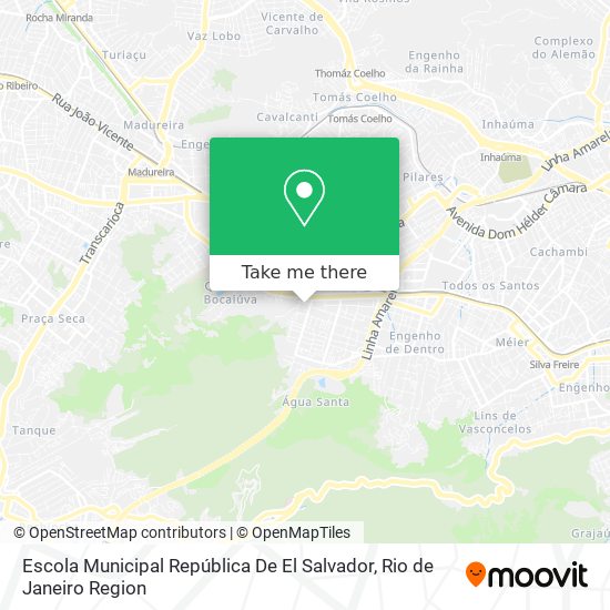 Mapa Escola Municipal República De El Salvador