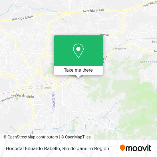 Hospital Eduardo Rabello map