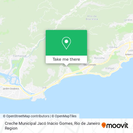 Mapa Creche Municipal Jacó Inácio Gomes