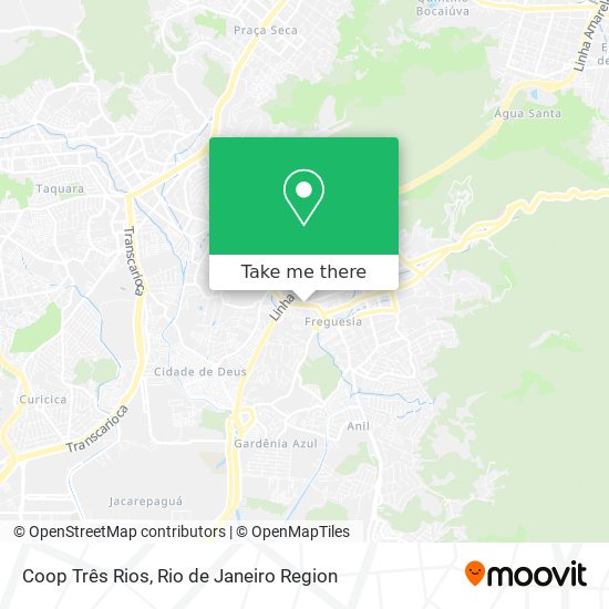 Coop Três Rios map