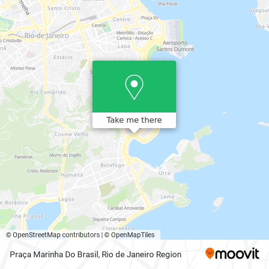 Mapa Praça Marinha Do Brasil