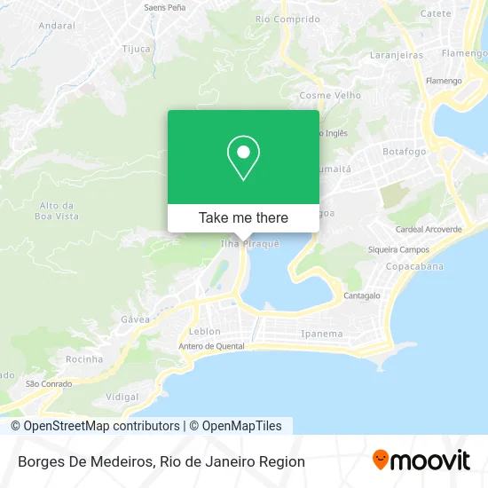 Borges De Medeiros map