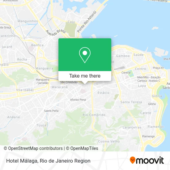 Hotel Málaga map