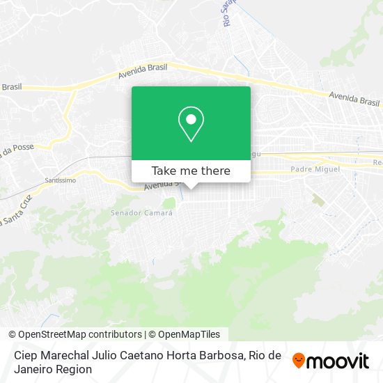 Ciep Marechal Julio Caetano Horta Barbosa map