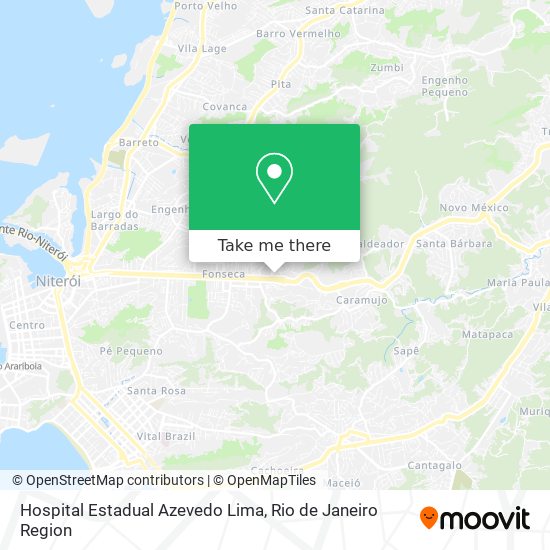 Hospital Estadual Azevedo Lima map