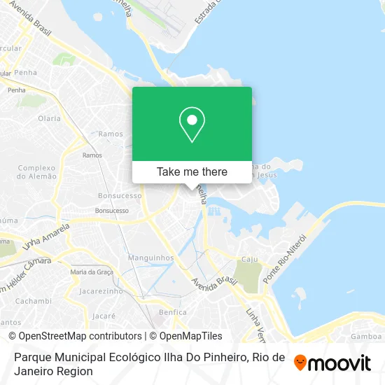 Parque Municipal Ecológico Ilha Do Pinheiro map