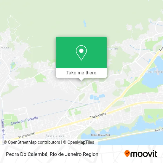 Pedra Do Calembá map