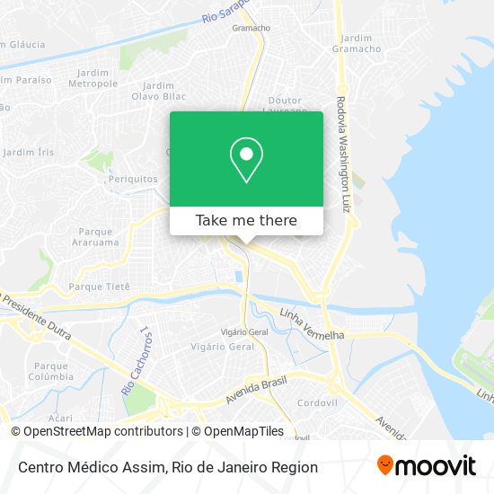 Centro Médico Assim map
