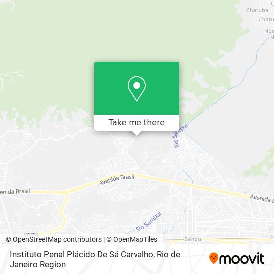 Mapa Instituto Penal Plácido De Sá Carvalho