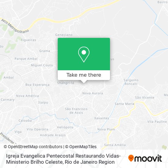 Igreja Evangelica Pentecostal Restaurando Vidas-Ministerio Brilho Celeste map