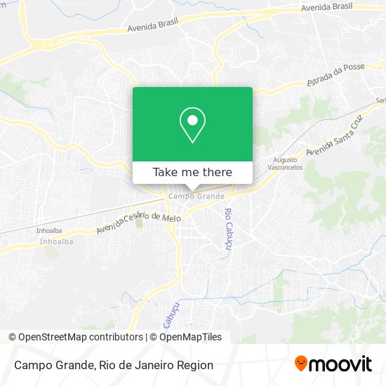 Campo Grande map