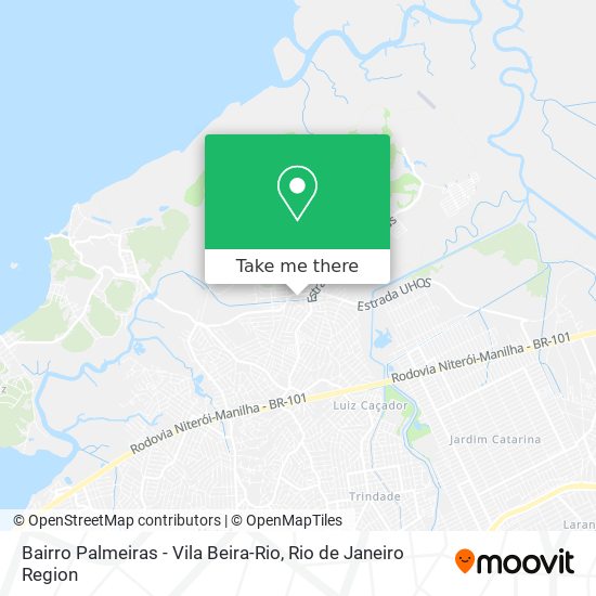 Bairro Palmeiras - Vila Beira-Rio map