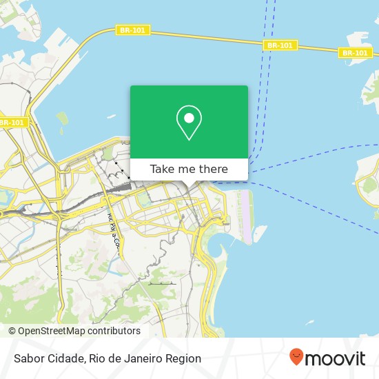 Sabor Cidade map