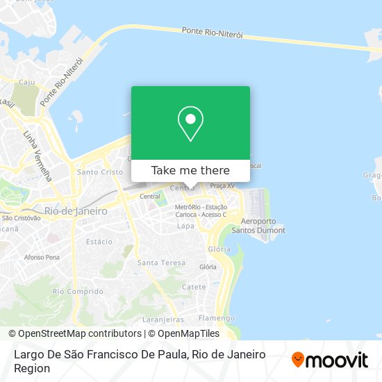 Largo De São Francisco De Paula map